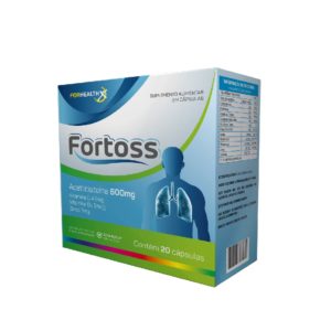 Forhealth Fortoss Suplemento alimentar em cápsulas Acetilcisteína 600mg com vitaminas C, D e Zinco
