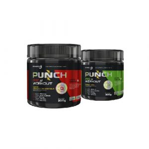 Punch Pré Workout Suplemento alimentar em pó Sabores: Abacaxi com Hortelã e Limão